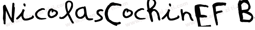 NicolasCochinEF Blac字体转换
